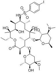 CAS#: 61066-19-1, (9S)-9-Deoxo-9-[[(4-Iodophenyl)Sulfonyl]Amino]Erythromycin
