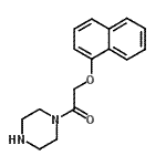 CAS#: 610802-14-7, 2-(1-Naphthyloxy)-1-(1-piperazinyl)ethanone