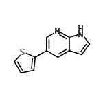 CAS#: 611204-94-5, 5-(2-Thienyl)-1H-pyrrolo[2,3-b]pyridine