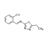 CAS#: 612047-43-5, 2-{(E)-[(5-Ethyl-1,3,4-oxadiazol-2-yl)imino]methyl}phenol