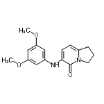 CAS#: 612065-08-4, 6-[(3,5-Dimethoxyphenyl)amino]-2,3-dihydro-5(1H)-indolizinone
