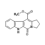 CAS#: 612065-17-5, Methyl 5-oxo-2,3,5,6-tetrahydro-1H-indolizino[6,7-b]indole-11-carboxylate