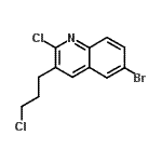 CAS#: 612494-85-6, 6-Bromo-2-chloro-3-(3-chloropropyl)quinoline