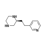 CAS#: 612503-28-3, (2S)-2-[2-(3-Pyridinyl)ethyl]piperazine