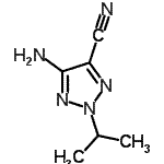 CAS#: 612506-33-9, 5-amino-2-isopropyl-triazole-4-carbonitrile