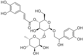 CAS#: 61276-16-2, [(1R,6S,7S,8R,9R)-4-(3,4-Dihydroxyphenyl)-9-(Hydroxymethyl)-7-[(2S,3R,4R,5S,6S)-3,4,5-Trihydroxy-6-Methyl-Oxan-2-Yl]Oxy-2,5,10-Trioxabicyclo[4.4.0]Dec-8-Yl] (E)-3-(3,4-Dihydroxyphenyl)Prop-2-Enoate