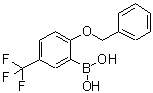 CAS 登录号：612833-41-7， [2-(苯基甲氧基)-5-(三氟甲基)苯基]-硼酸