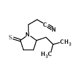 CAS#: 61309-22-6, 3-(2-Isobutyl-5-Thioxo-1-Pyrrolidinyl)Propanenitrile
