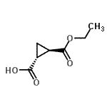 CAS#: 613261-14-6, (1R,2R)-2-(Ethoxycarbonyl)cyclopropanecarboxylic acid