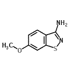 CAS#: 613262-25-2, 6-Methoxy-1,2-benzothiazol-3-amine