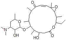 CAS#: 61417-47-8, 6-De(2-Oxoethyl)-4'-Deoxy-6-Methylcirramycin A1