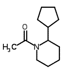 CAS#: 61423-17-4, 1-(2-Cyclopentyl-1-Piperidinyl)Ethanone