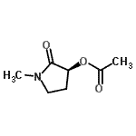 CAS 登录号：614754-27-7， (3S)-1-甲基-2-氧代-3-吡咯烷基乙酸酯