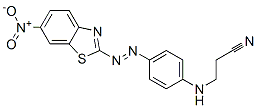 CAS#: 61488-76-4, 3-[[4-[(6-Nitrobenzothiazol-2-Yl)Azo]Phenyl]Amino]Propiononitrile