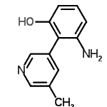 CAS 登录号：615572-96-8， 3-氨基-2-(5-甲基-3-吡啶基)苯酚