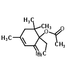 CAS#: 615574-88-4, 1-Ethyl-4,6,6-trimethyl-2-oxo-3-cyclohexen-1-yl acetate