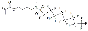 CAS#: 61577-14-8, 4-[[(Heptadecafluorooctyl)Sulphonyl]Methylamino]Butyl Methacrylate