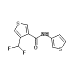 CAS#: 616204-52-5, 4-(Difluoromethyl)-N-(3-thienyl)-3-thiophenecarboxamide