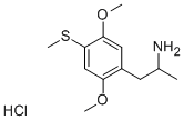 CAS 登录号:61638-07-1, 1-(2,5-二甲氧基-4-甲硫基苯基)-2-氨基丙烷盐酸盐