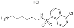 CAS#: 61714-27-0, N-(6-Aminohexyl)-5-chloro-1-naphthalenesulfonamide hydrochloride