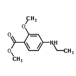 CAS 登录号：617245-94-0， 甲基4-(乙基氨基)-2-甲氧基苯甲酸酯