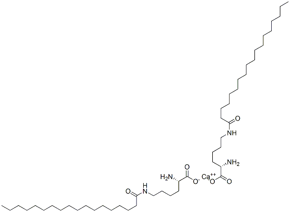 CAS 登录号：61745-57-1， N6-(1-氧代十八烷基)-L-赖氨酸钙(2+)