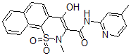 CAS 登录号：61764-15-6， 4-羟基-2-甲基-N-(4-甲基-2-吡啶基)-2H-萘并(2,1-e)-1,2-噻嗪-3-甲酰胺 1,1-二氧化物