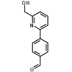 CAS#: 618092-18-5, 4-[6-(Hydroxymethyl)-2-pyridinyl]benzaldehyde