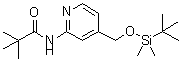 CAS#: 618107-92-9, N-[4-({[Dimethyl(2-methyl-2-propanyl)silyl]oxy}methyl)-2-pyridinyl]-2,2-dimethylpropanamide