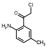 CAS 登录号：61871-80-5， 1-(2-氨基-5-甲基苯基)-2-氯乙酮