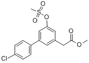 CAS 登录号:61888-73-1, 4'-氯-5-甲基磺酰基氧基-3-联苯乙酸甲酯