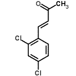 CAS 登录号：61888-78-6， (3E)-4-(2,4-二氯苯基)-3-丁烯-2-酮