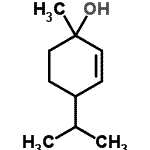 CAS 登录号：619-62-5， 4-异丙基-1-甲基-2-环己烯-1-醇