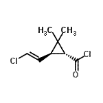 CAS#: 61914-51-0, (1R,3R)-3-[(E)-2-Chlorovinyl]-2,2-Dimethylcyclopropanecarbonyl Chloride