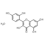 CAS#: 6202-27-3, 2-(2,4-Dihydroxyphenyl)-3,5,7-Trihydroxy-4H-Chromen-4-One Hydrate (1:1)