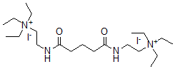 CAS 登录号:62055-19-0, 戊二酰二(亚氨基乙亚基)二(三乙基铵碘化物)