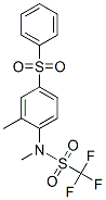 CAS#: 62059-53-4, Trifluoro-N-Methyl-N-[2-Methyl-4-(Phenylsulfonyl)Phenyl]Methanesulfonamide