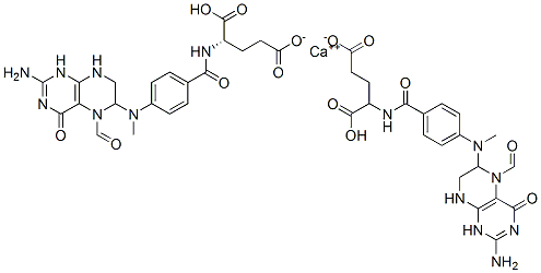 CAS#: 6209-45-6, N-[4-[[(2-Amino-5-Formyl-1,4,5,6,7,8-Hexahydro-4-Oxo-6-Pteridinyl)Methyl]Amino]Benzoyl]-L-Glutamic Acid Calcium Salt (1:1)