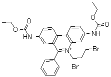 CAS#: 62113-49-9, 5-(3-Bromopropyl)-3,8-Bis((Ethoxycarbonyl)Amino)-6-Phenylphenanthridinium Bromide
