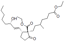 CAS 登录号：62151-21-7， (13E,15S)-1-乙氧基-15-羟基-5-甲基-1,9-二氧代前列腺-13-烯-8-羧酸乙酯