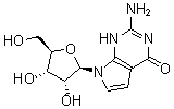 CAS#: 62160-23-0, 2-Amino-1,7-Dihydro-7-beta-D-Ribofuranosyl-4H-Pyrrolo[2,3-d]Pyrimidin-4-One