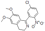 CAS 登录号：62206-13-7， 1-(5-氯-2-硝基苯基)-3,4-二氢-6,7-二甲氧基-异喹啉