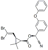 CAS#: 62229-77-0, [(S)-Cyano-(3-Phenoxyphenyl)Methyl] (1R,3R)-3-(2,2-Dibromoethenyl)-2,2-Dimethyl-Cyclopropane-1-Carboxylate