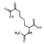 CAS#: 622368-00-7, 4-(2-acetamido-3-hydroxy-3-oxo-propyl)sulfanyl-2-oxo-butanoic acid