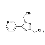 CAS#: 622403-66-1, 3-(1,3-Diethyl-1H-pyrazol-5-yl)pyridine
