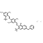 CAS#: 6227-10-7, Disodium 7-Anilino-3-({4-[(2,4-Dimethyl-6-Sulfonatophenyl)Diazenyl]-2,5-Dimethylphenyl}Diazenyl)-4-Hydroxy-2-Naphthalenesulfonate