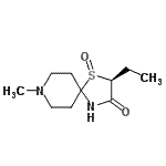 CAS#: 623168-05-8, (2S)-2-Ethyl-8-methyl-1-thia-4,8-diazaspiro[4.5]decan-3-one 1-oxide