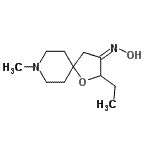 CAS#: 623168-33-2, (3Z)-2-Ethyl-N-hydroxy-8-methyl-1-oxa-8-azaspiro[4.5]decan-3-imine