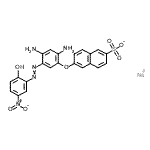 CAS#: 6232-50-4, Sodium 6-{2,4-Diamino-5-[(2-Hydroxy-5-Nitrophenyl)Diazenyl]Phenoxy}-2-Naphthalenesulfonate