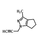CAS#: 623571-92-6, 3-Methyl-1-(2-propyn-1-yl)-1,4,5,6-tetrahydrocyclopenta[c]pyrazole